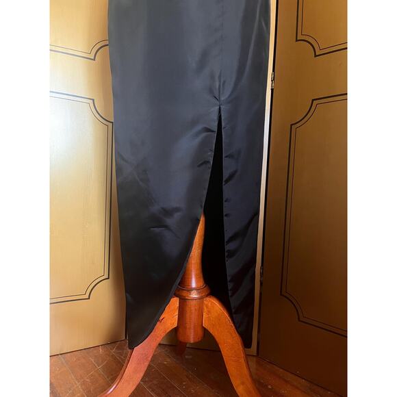 Vintage cocktail dress in black and white, size M - Picture 3 of 9